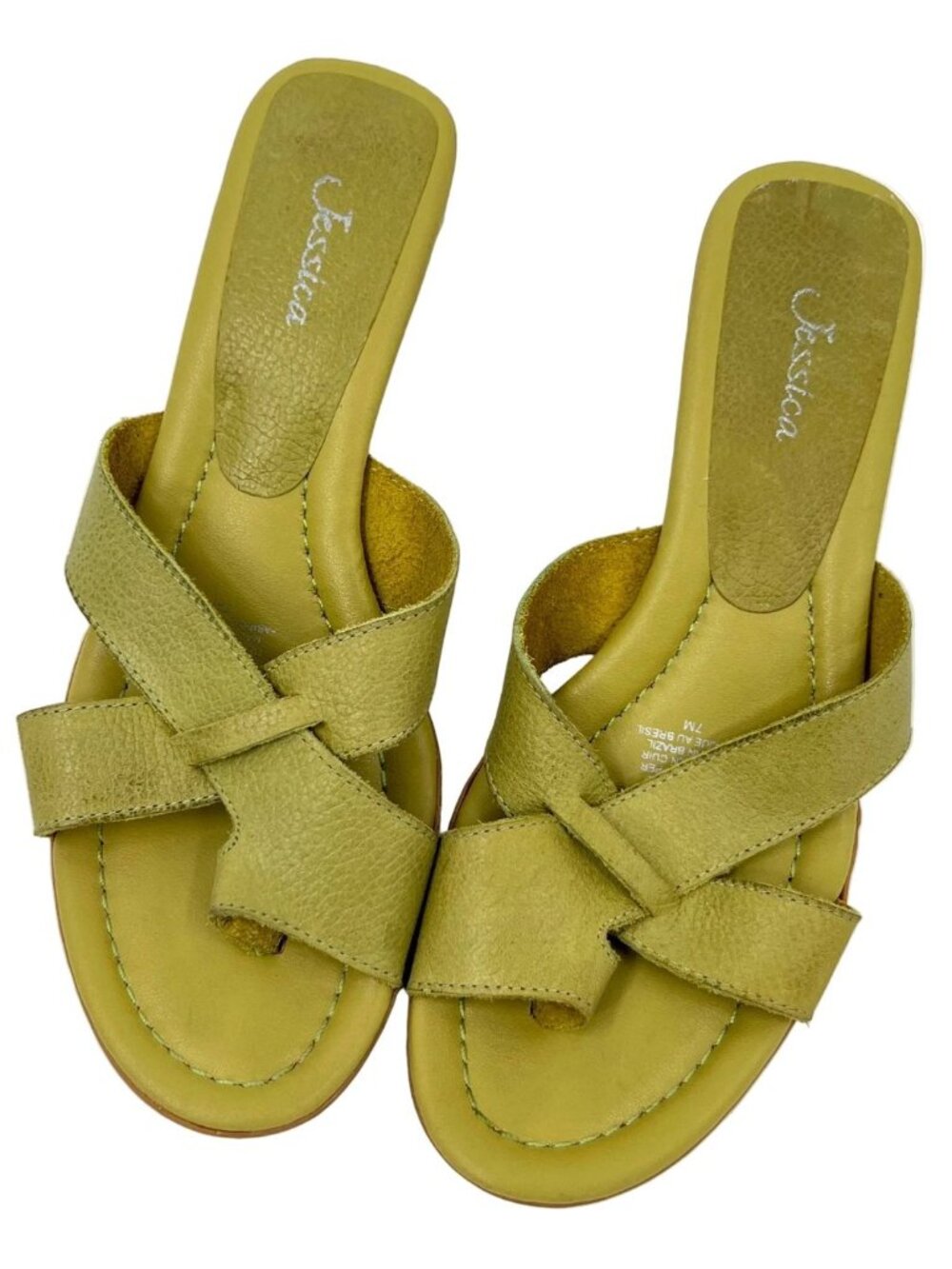 Y2K Jessica Leather Sandals